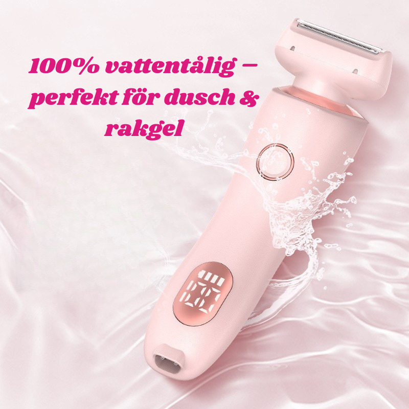 Multifunktionell 2-i-1 Trimmer – Rakapparat & Epilator för Ben, Armhålor & Bikiniområde