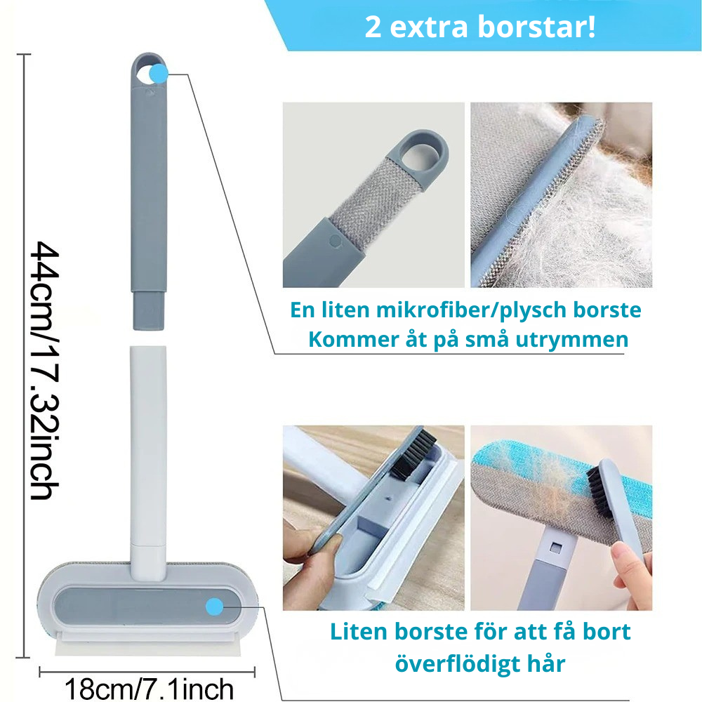 Hårborttagare 4-i-1 för Hund, Katt & Hem