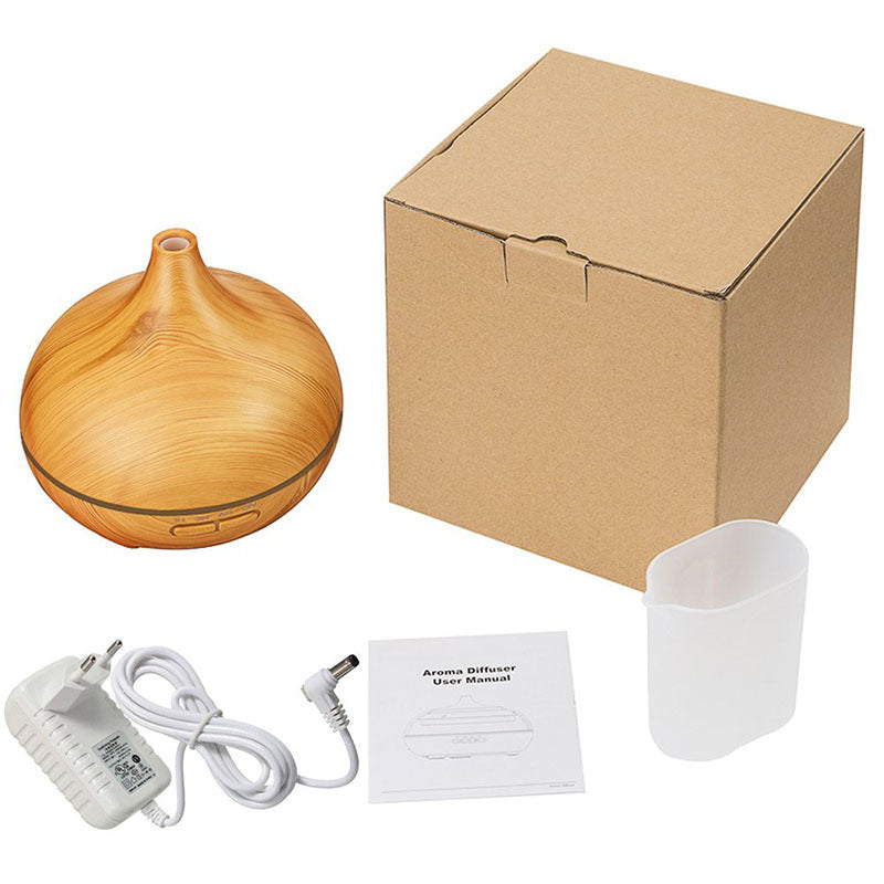 Ultraljuds Luftfuktare 550ml – Aromadiffuser & Doftspridare för Hemmet