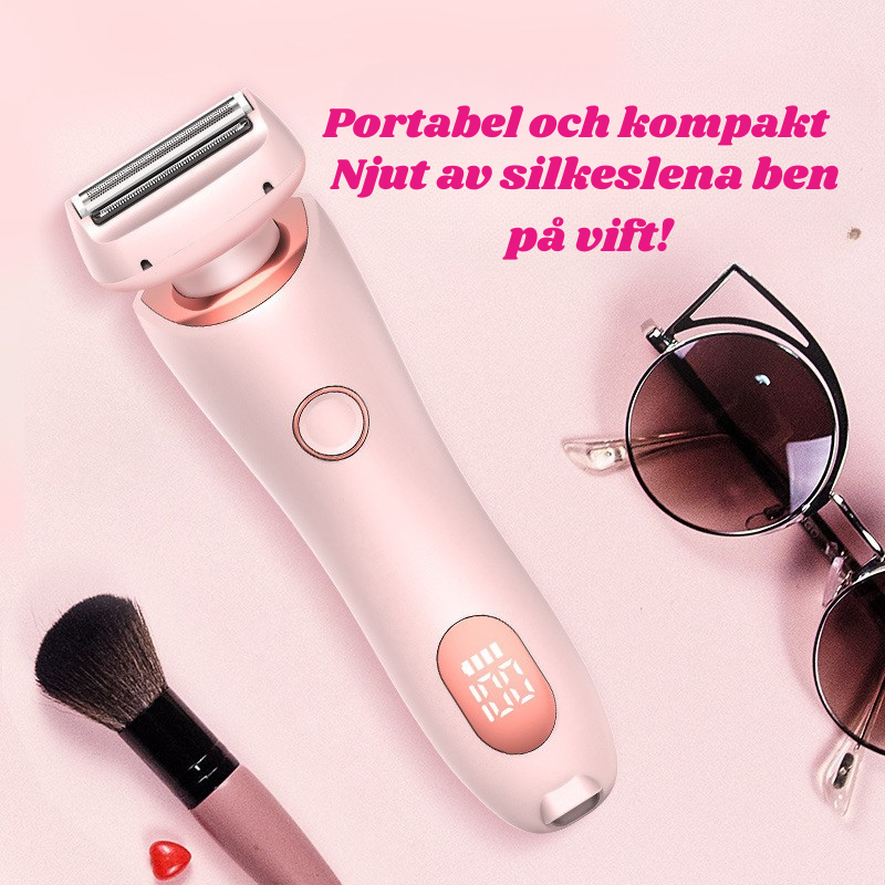 Multifunktionell 2-i-1 Trimmer – Rakapparat & Epilator för Ben, Armhålor & Bikiniområde