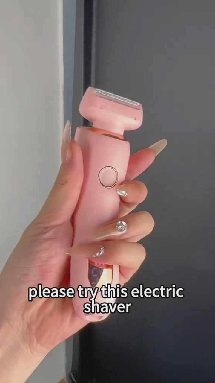Multifunktionell 2-i-1 Trimmer – Rakapparat & Epilator för Ben, Armhålor & Bikiniområde